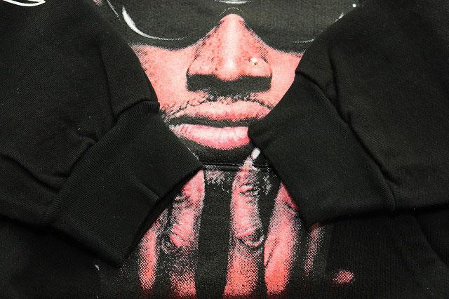 【中古】ヴィーローン VLONE × DENNIS RODMAN HOODIE BLACK XL デニス・ロッドマン プリント パーカー 251207