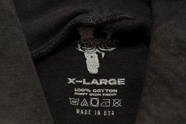 【中古】ヴィーローン VLONE × DENNIS RODMAN HOODIE BLACK XL デニス・ロッドマン プリント パーカー 251207