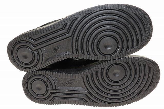 【中古】ナイキ NIKE AIR FORCE 1 LOW STUSSY TRIPLE BLACK 28.5cm CZ9084-001 エアフォース ロー ▲■251204