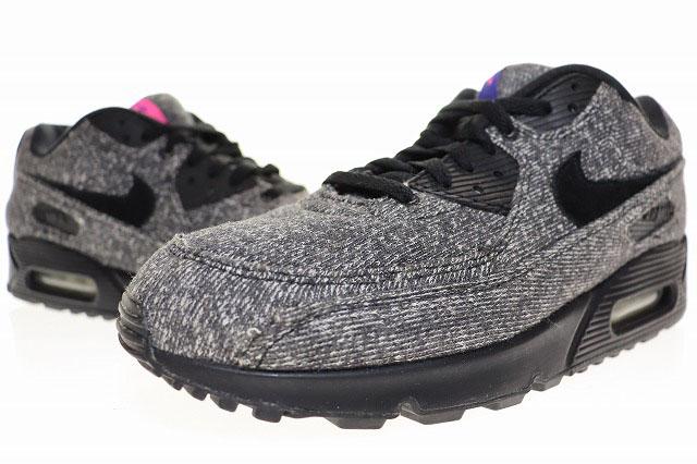 【中古】ナイキ NIKE LOOPWHEELER AIR MAX 90 28.5cm CQ7854-001 ループウィラー エア マックス ニット ▲■251204
