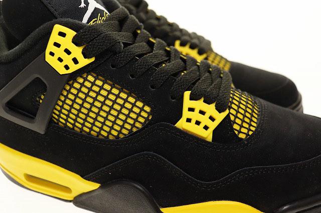 【中古】ナイキ NIKE AIR JORDAN 4 RETRO THUNDER 2023 27.5cm DH6927-017 エア ジョーダン IV サンダー ▲■251215