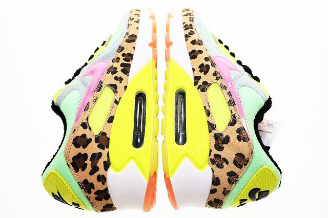 【中古】ナイキ NIKE W WMNS AIR MAX 90 LX ILLUSION GREEN 2020 27.5cm CW3499-300 ▲■251215