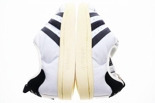 【中古】アディダス adidas PUFFYLETTE 2023 27.5cm HP6697 パフィレッタ ホワイト ブラック 白 黒 ▲■251212
