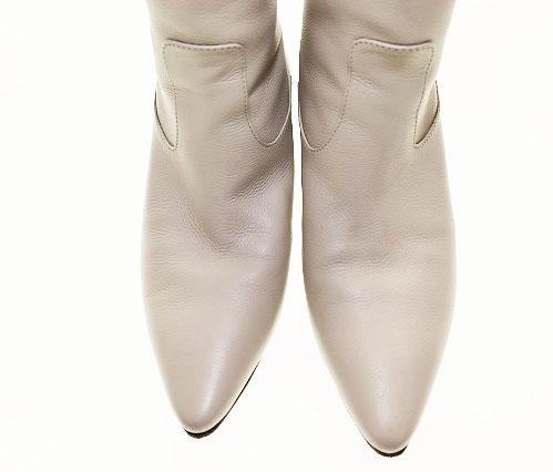 【中古】ペリーコ PELLICO Ebure 別注 ロングブーツ グレー サイズ36 レザー【ブランド古着ベクトル】●▲ 251218_1
