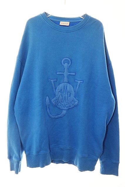 【中古】モンクレール MONCLER GENIUS × JW ANDERSON CREWNECK BLUE M H209E8G00008 ジーニアス ☆AA★260121