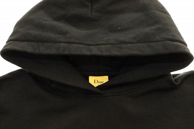 【中古】ダイム DIME MIMIC HOODIE BLACK XL ミミック プルオーバー フーディ パーカー 刺繍 ブラック 251230 メンズ_5
