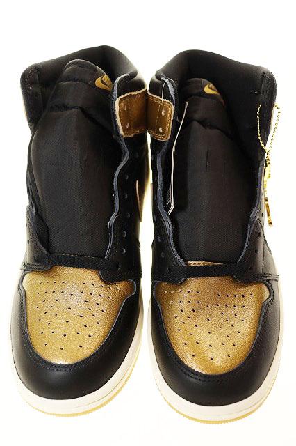 【中古】ナイキ NIKE AIR JORDAN 1 HIGH RETRO OG BLACK AND GOLD 2024 28cm DZ5485-071 エア ジョーダン ▲■251229_1