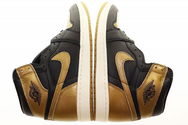 【中古】ナイキ NIKE AIR JORDAN 1 HIGH RETRO OG BLACK AND GOLD 2024 28cm DZ5485-071 エア ジョーダン ▲■251229_3
