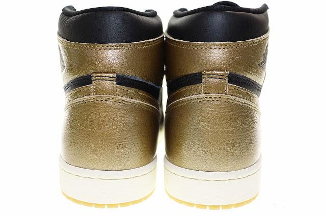 【中古】ナイキ NIKE AIR JORDAN 1 HIGH RETRO OG BLACK AND GOLD 2024 28cm DZ5485-071 エア ジョーダン ▲■251229_4