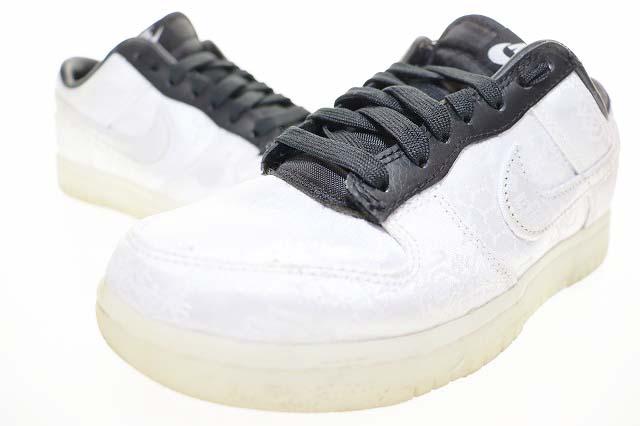 【中古】ナイキ NIKE CLOT FRAGMENT DUNK LOW SP WHITE 23cm クロット フラグメント デザイン ダンク ●▲■260119