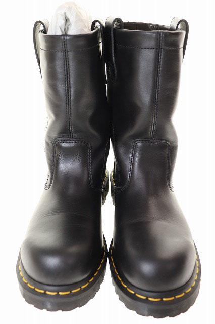【中古】ドクターマーチン DR.MARTENS 24AW 2295 DECON STUSSY BLACK WANAMA UK6 デコン ステューシー ▲■251228