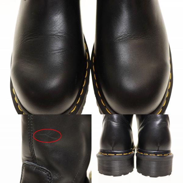 【中古】ドクターマーチン DR.MARTENS 24AW 2295 DECON STUSSY BLACK WANAMA UK6 デコン ステューシー ▲■251228