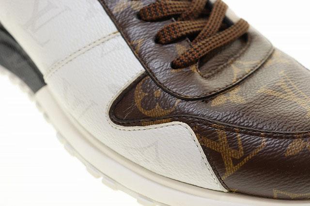 【中古】ルイヴィトン LOUIS VUITTON ランアウェイ・ライン スニーカー モノグラム柄 ブラウン ☆AA★●▲■260209_6