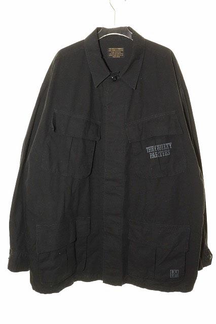 【中古】ワコマリア WACKO MARIA 22SS FATIGUE JACKET TYPE-3 BLACK XXL ファティーグ ジャケット 260115