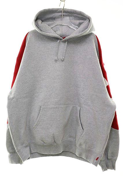 【中古】シュプリーム SUPREME 23AW BIG LOGO JACQUARD HOODED SWEATSHIRT ビッグ ロゴ ジャガード フーディ