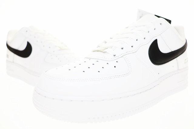 【中古】ナイキ NIKE AIR FORCE 1 LOW SP WHITE BLACK 2025 27.5cm SUPREME CU9225-102 ▲■260126