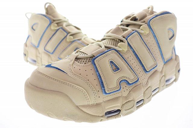 【中古】ナイキ NIKE AIR MORE UPTEMPO 96 LIMESTONE VALERIAN BLUE 29.5cm エア モア アップテンポ ▲■260113