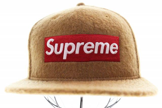 【中古】シュプリーム SUPREME 24AW BRUSHED WOOL BOX LOGO NEW ERA BROWN 7 1/2 ☆AA★▲260207_1