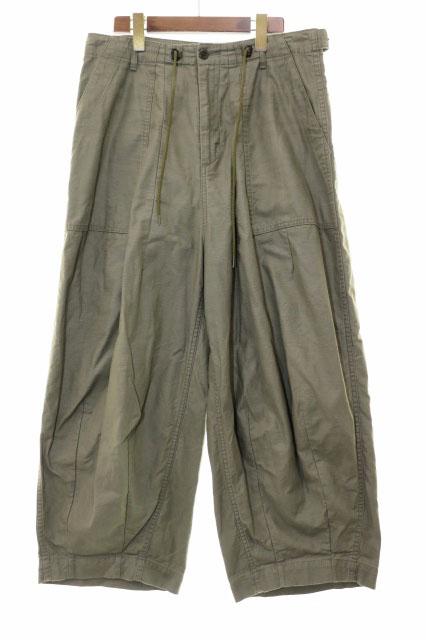 【中古】ニードルス ニードルズ Needles H.D.PANTS-FATIGUE KHAKI Sサイズ ヒザデル パンツ ファティーグ 260331