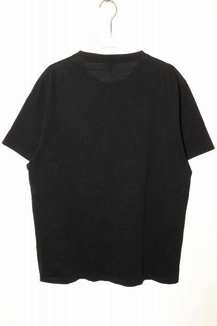 【中古】ロエベ LOEWE ANAGRAM T-SHIRT BLACK L アナグラム 刺繍 Tシャツ レギュラーフィット ☆AA★260212_1
