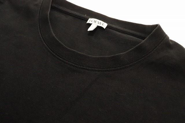 【中古】ロエベ LOEWE ANAGRAM T-SHIRT BLACK L アナグラム 刺繍 Tシャツ レギュラーフィット ☆AA★260212_2