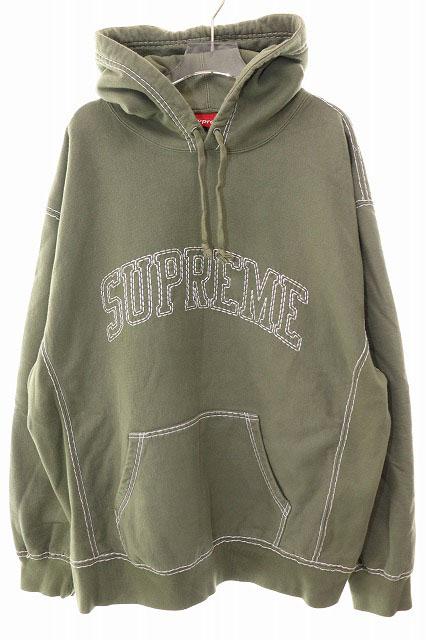 【中古】シュプリーム SUPREME 20AW BIGSTITCH HOODED SWEATSHIRT XL ビッグステッチ フーディー ☆AA★260212