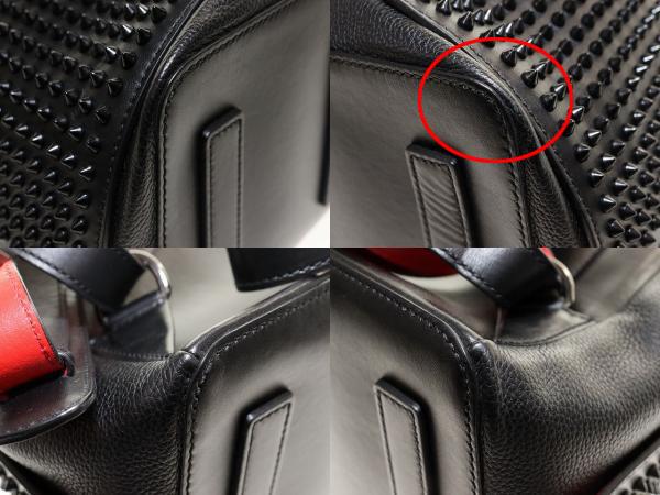【中古】クリスチャンルブタン Christian louboutin アポルビ スパイク スタッズ バックパック リュック ●▲■260212_4
