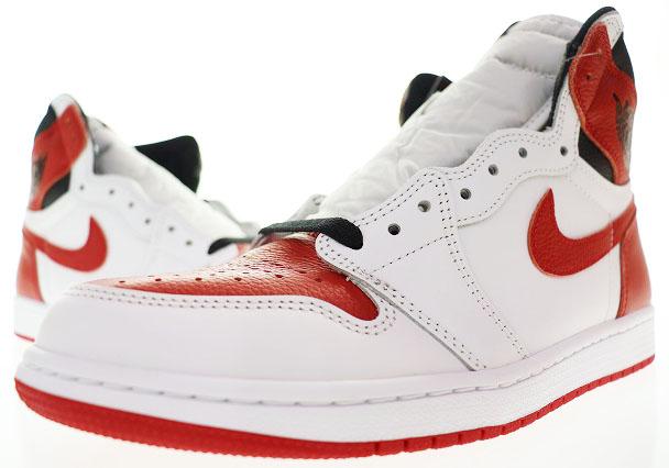 【中古】ナイキ NIKE AIR JORDAN 1 RETRO HIGH OG HERITAGE WHITE 28cm エア ジョーダン ハイ ヘリテージ ホワイト ▲■260212