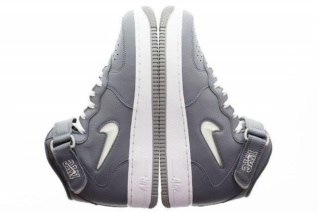 【中古】ナイキ NIKE AIR FORCE 1 MID QS NYC COOL GREY 28cm エア フォース 1 ミッド ニューヨーク グレー ▲■260206_3