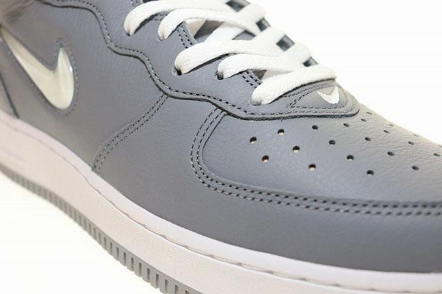 【中古】ナイキ NIKE AIR FORCE 1 MID QS NYC COOL GREY 28cm エア フォース 1 ミッド ニューヨーク グレー ▲■260206_6