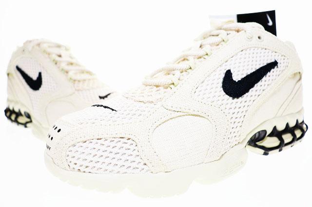【中古】ナイキ NIKE AIR ZOOM SPIRIDON CG 2 STUSSY FOSSIL 2020 28cm CAGE CQ5486-200 ▲■260203