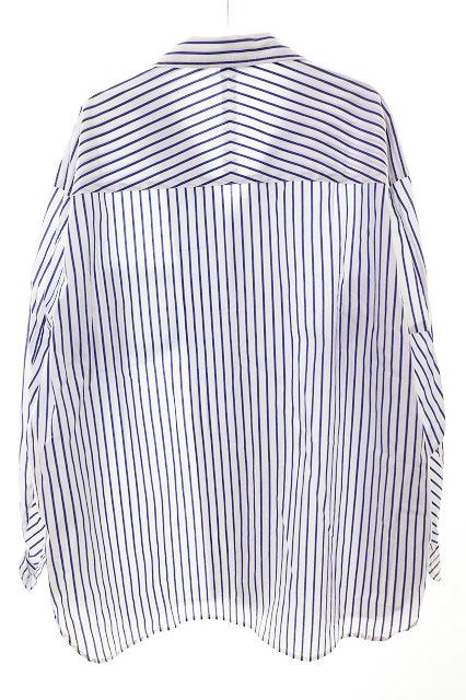 【中古】ヴィクティム VICTIM STRIPE BIG SHIRTS WHITE M VTM-23-S-015 ストライプ ビッグ シャツ ホワイト 260209_1