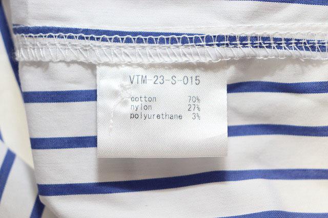 【中古】ヴィクティム VICTIM STRIPE BIG SHIRTS WHITE M VTM-23-S-015 ストライプ ビッグ シャツ ホワイト 260209_5