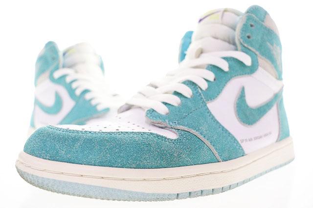 【中古】ナイキ NIKE AIR JORDAN 1 RETRO HIGH OG TURBO GREEN 26.5cm エア ジョーダン ハイ ターボ グリーン ▲■260212