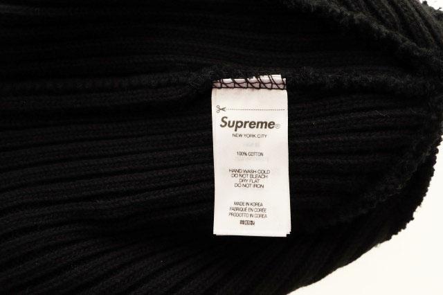 【中古】シュプリーム SUPREME SMALL BOX LOGO BEANIE BLACK スモール ボックス ロゴ ビーニー ニット ☆AA★260316_7