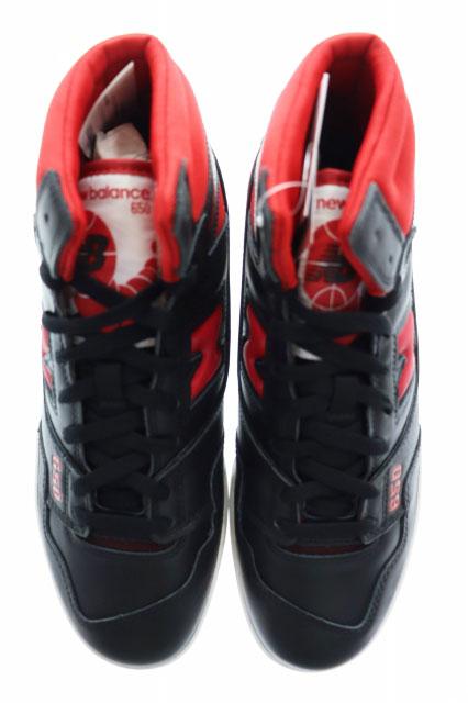 【中古】ニューバランス NEW BALANCE BB650RBR BLACK RED 28.5cm Dワイズ ブラック レッド ▲■260208