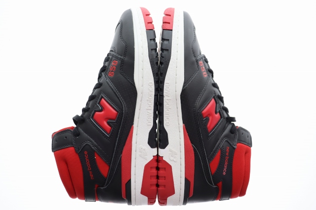 【中古】ニューバランス NEW BALANCE BB650RBR BLACK RED 28.5cm Dワイズ ブラック レッド ▲■260208