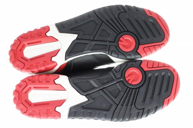 【中古】ニューバランス NEW BALANCE BB650RBR BLACK RED 28.5cm Dワイズ ブラック レッド ▲■260208