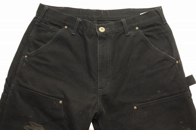 【中古】カミヤ KAMIYA 24AW BORO DUCK PAINTER PANTS BLACK S ボロ ダック ペインター パンツ ダブルニー仕様 260209_2