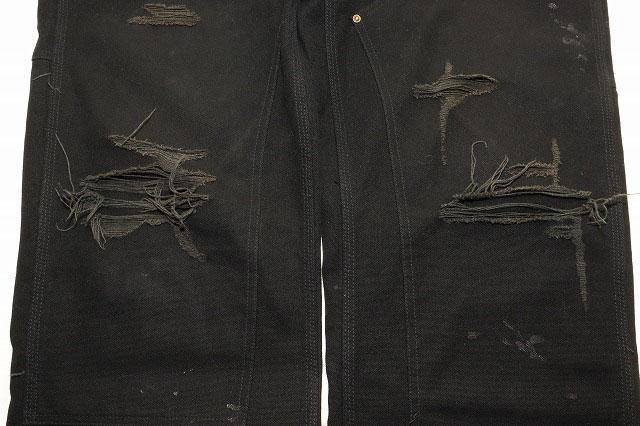 【中古】カミヤ KAMIYA 24AW BORO DUCK PAINTER PANTS BLACK S ボロ ダック ペインター パンツ ダブルニー仕様 260209_5