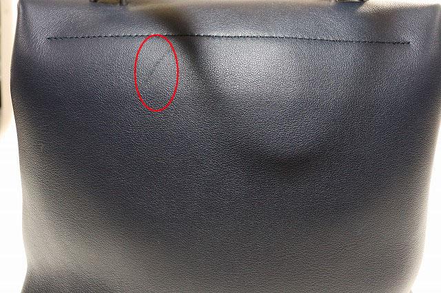 【中古】セリーヌ CELINE スモールソフトキューブ ショルダーバッグ 2WAY なめし革 米国海軍 ☆AA★▲■260228