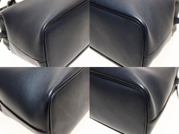 【中古】セリーヌ CELINE スモールソフトキューブ ショルダーバッグ 2WAY なめし革 米国海軍 ☆AA★▲■260228