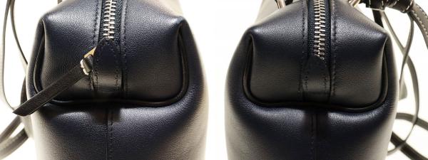 【中古】セリーヌ CELINE スモールソフトキューブ ショルダーバッグ 2WAY なめし革 米国海軍 ☆AA★▲■260228