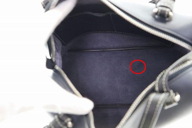 【中古】セリーヌ CELINE スモールソフトキューブ ショルダーバッグ 2WAY なめし革 米国海軍 ☆AA★▲■260228