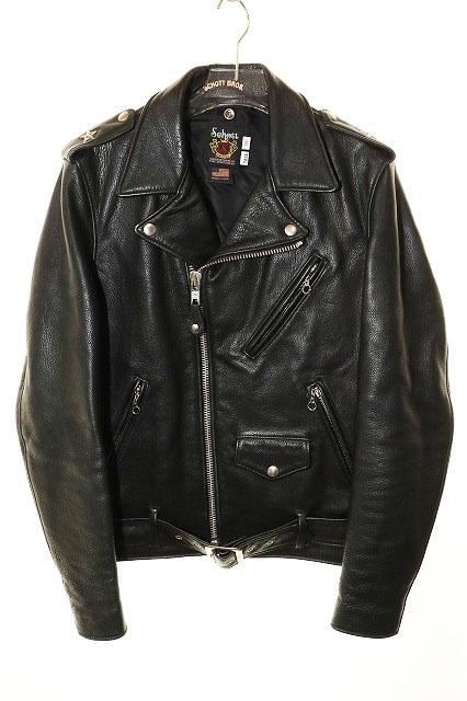 【中古】ショット SCHOTT 7577 ONE STAR NEW NAKED JKT 516UST ワンスター ニューネイキッド ダブルライダース 260216