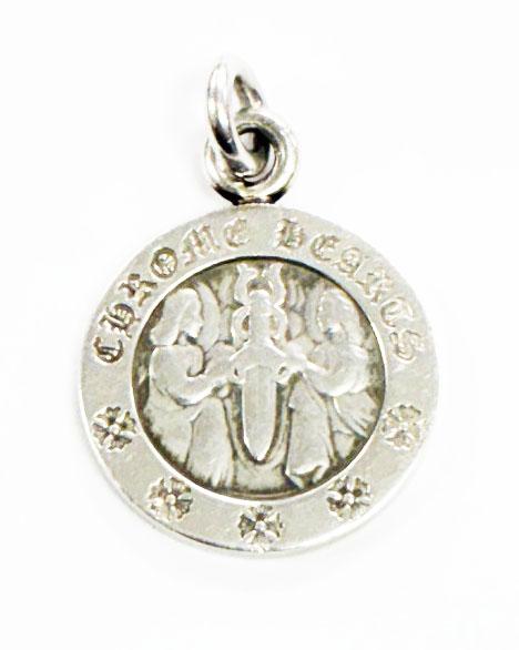 【中古】クロムハーツ CHROME HEARTS ANGL MDL エンジェル メダル チャーム シルバー ペンダント ☆AA★▲ 260305
