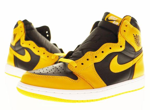【中古】ナイキ NIKE AIR JORDAN 1 RETRO 26.5cm 555088-701 エアジョーダン 1 ハイ イエロー 黄色▲■260217 メンズ