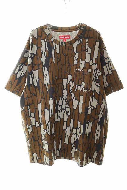 【中古】シュプリーム SUPREME 25AW S/S POCKET TEE TREBARK XL ポケット Tシャツ 半袖 トレバーク ☆AA★260303