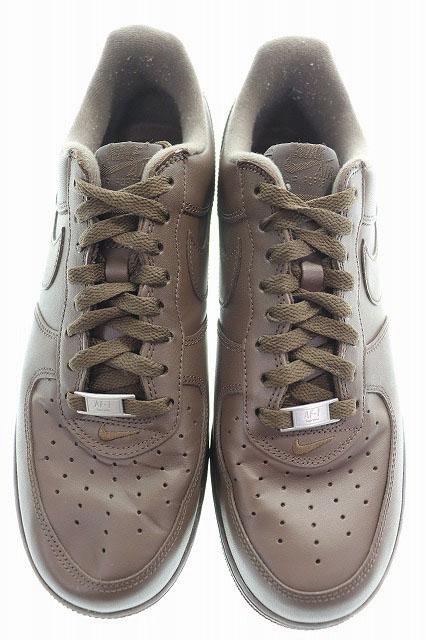 【中古】ナイキ NIKE × SUPREME AIR FORCE 1 LOW SP BAROQUE BROWN 28.5cm エア フォース ロー シュプリーム ▲■260310_1