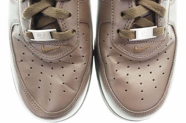 【中古】ナイキ NIKE × SUPREME AIR FORCE 1 LOW SP BAROQUE BROWN 28.5cm エア フォース ロー シュプリーム ▲■260310_8